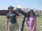 Getting our telescope ready for the big event