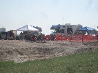 Some of the crowd at Douglas, WY, KOA campground