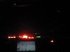 The slow way home. A continous ribbon of red tail-lights - probably stretching all the way to Denver. Got home at 2:30am!