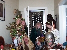 Rikke, Kate, me, Dione, Anne, Jan, Zane and Jenny's hand - the Ringwraith in the corner is largely unnoticed