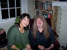 Lobelia and an Entwife (Florian) that has gone unnoticed in her garden in Hobbiton