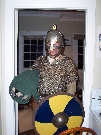 A happy Rohirhim (with a Viking shield???)