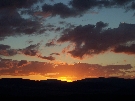 Sunset from Mt. Stromlo, Jan 8, 2005