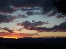 Sunset from Mt. Stromlo, Jan 8, 2005