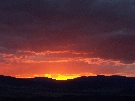 Sunset from Mt. Stromlo, Jan 9, 2005
