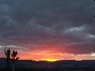 Sunset from Mt. Stromlo, Jan 9, 2005