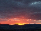 Sunset from Mt. Stromlo, Jan 9, 2005