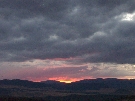 Sunset from Mt. Stromlo, Jan 9, 2005