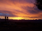 Sunset from Mt. Stromlo, Jan 16, 2005