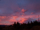 Sunset from Mt. Stromlo, Jan 16, 2005