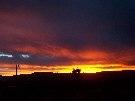 Sunset from Mt. Stromlo, Jan 16, 2005