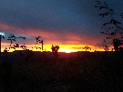 Sunset from Mt. Stromlo, Jan 16, 2005