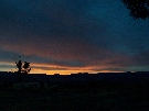 Sunset from Mt. Stromlo, Jan 16, 2005