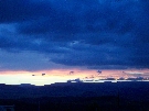 Sunset from Mt. Stromlo, Feb 22, 2005