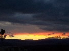 Sunset from Mt. Stromlo, Feb 22, 2005