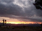 Sunset from Mt. Stromlo, Feb 22, 2005