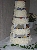 The cake! Lemon and chocolate tiers